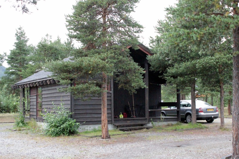 Hut nummer 2 op de Bispen camping te Bismo